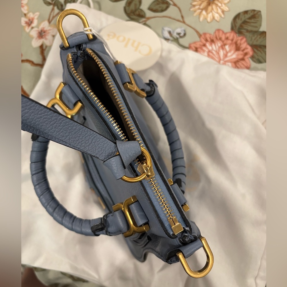 Chloé Marcie Mini in Light Blue - Picture 15 of 16